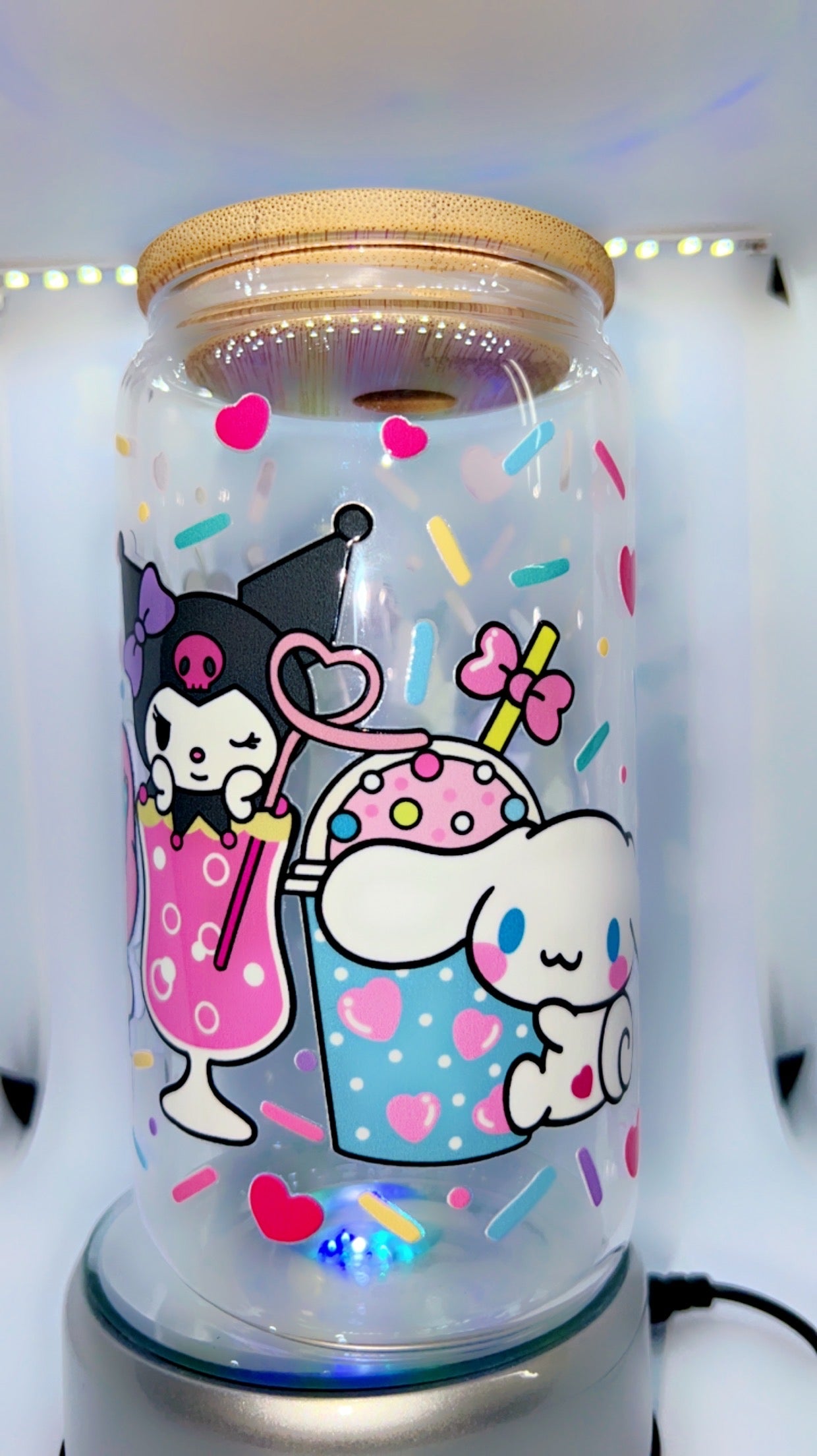 Hello kittys furry tale theater Libbey cup